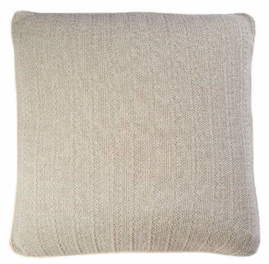 Picture of PEBBLE KNIT - FLAX - PILLOWS - 20" X 20"