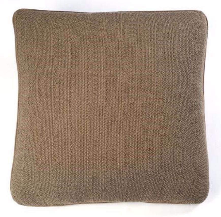 Picture of PEBBLE KNIT - STONE - PILLOWS - 20" X 20"