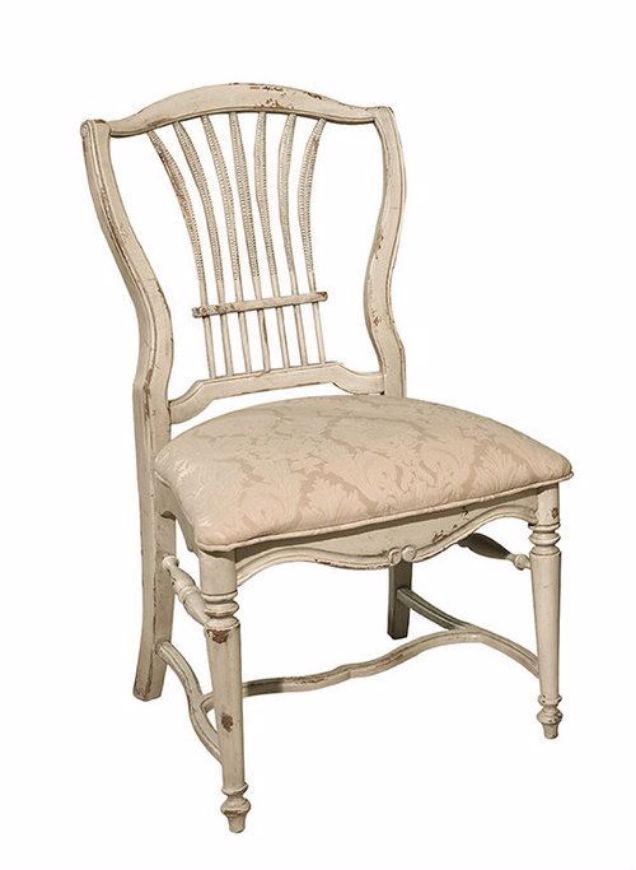 Picture of WHEAT SIDE CHAIR WITH UPHOLSTERED SEAT