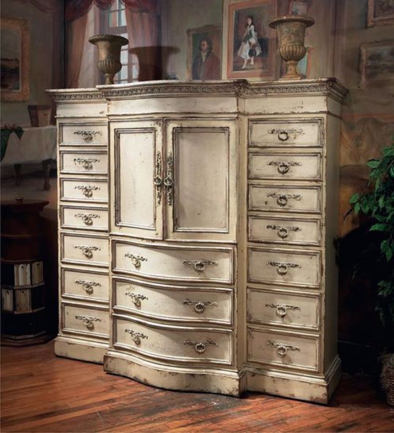Picture of HUNT'S MEDIA/LINEN CABINET WITH HALF DOORS