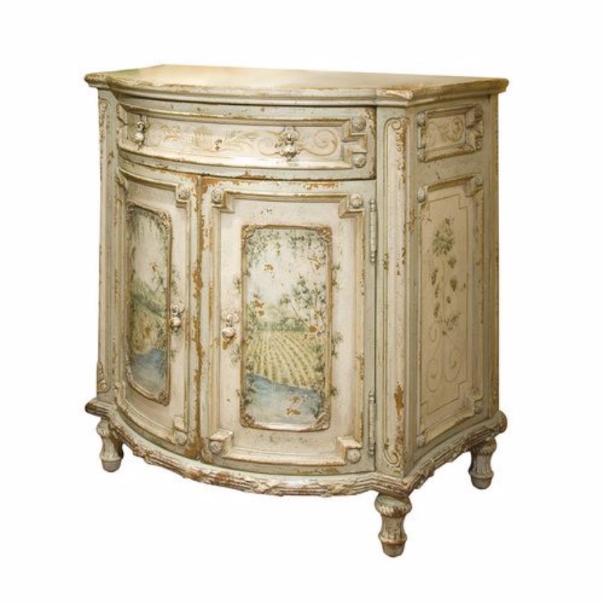 Picture of HAMPSHIRE COMMODE WITH FRESCO ART