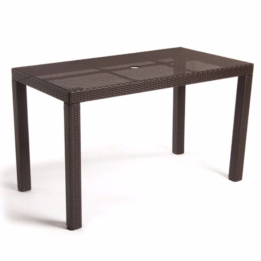 Picture of BARBADOS TABLE WITH TEMPERED GLASS TOP