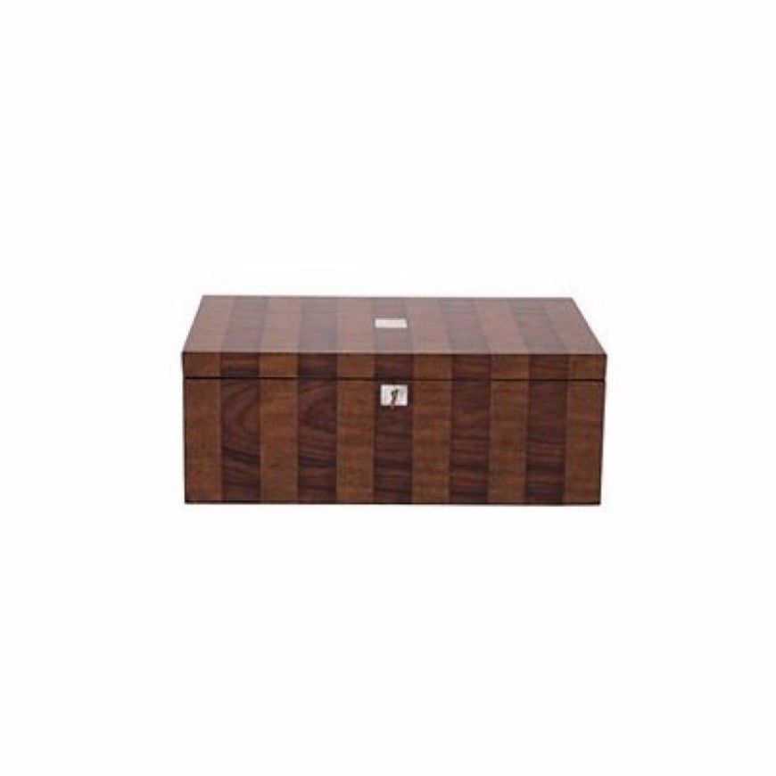 Picture of ROSEWOOD AND MAHOGANY STRIPE BOX