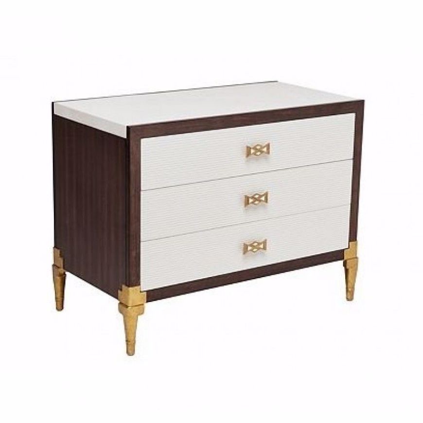 Picture of QUEENSBORO THREE DRAWER NIGHTSTAND