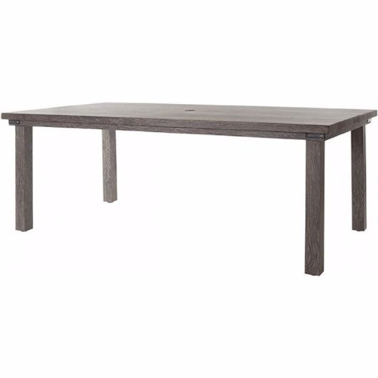Picture of LAGO 82 X 42 RECTANGULAR DINING TABLE, WITH UMBRELLA HOLE