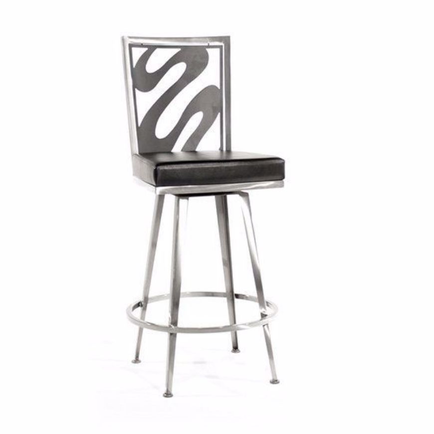 Picture of LUCA SWIVEL BARSTOOL, CHIANTI