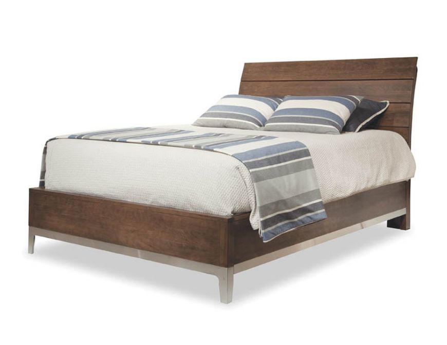 Picture of QUEEN WOOD PLANK BED - DEFINED DISTINCTION