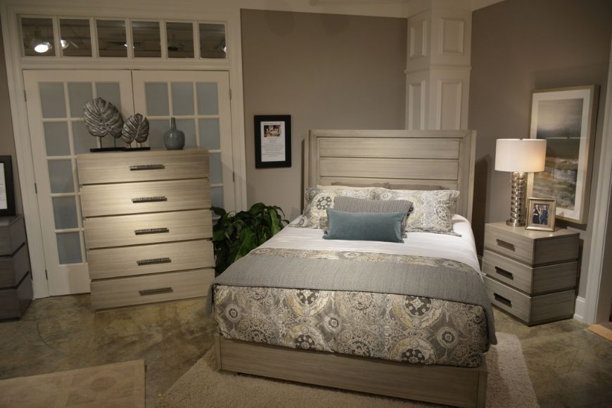 Picture of QUEEN PANEL BED - MODERN SIMPLICITY