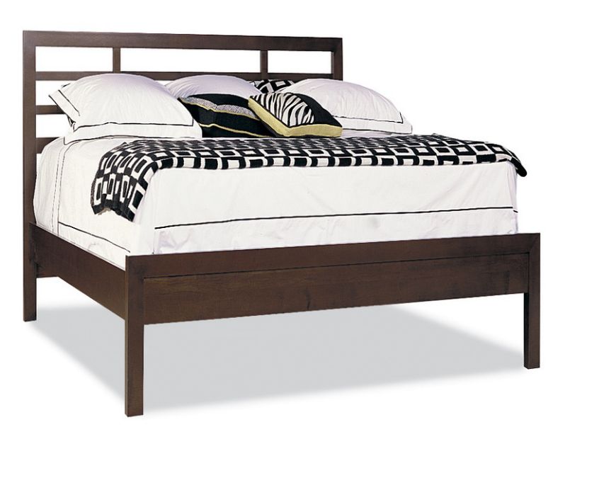 Picture of QUEEN ASIAN BED W/LOW PANEL FTBD - SOMA COLLECTION