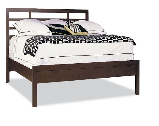 Picture of QUEEN ASIAN BED W/LOW PANEL FTBD MATT ONLY - SOMA COLLECTION