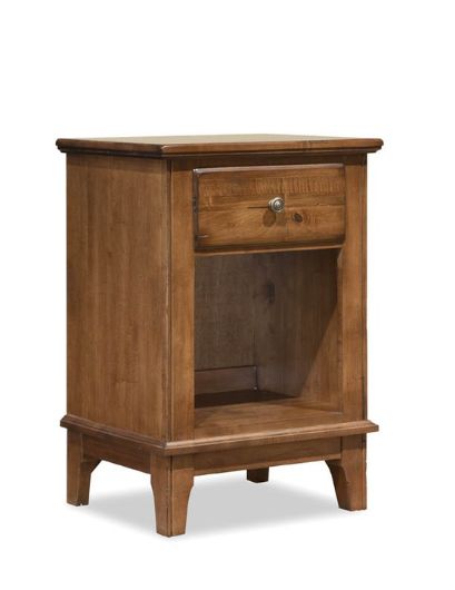 Picture of SHELF NIGHT STAND - RUSTIC CIVILITY COLLECTION