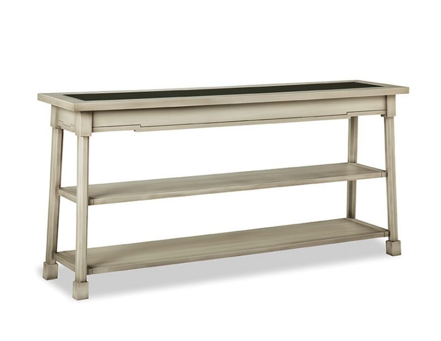 Picture of CLASSIC FOUNDRY CONSOLE TABLE W/GLASS - SOLID ACCENTS COLLECTION