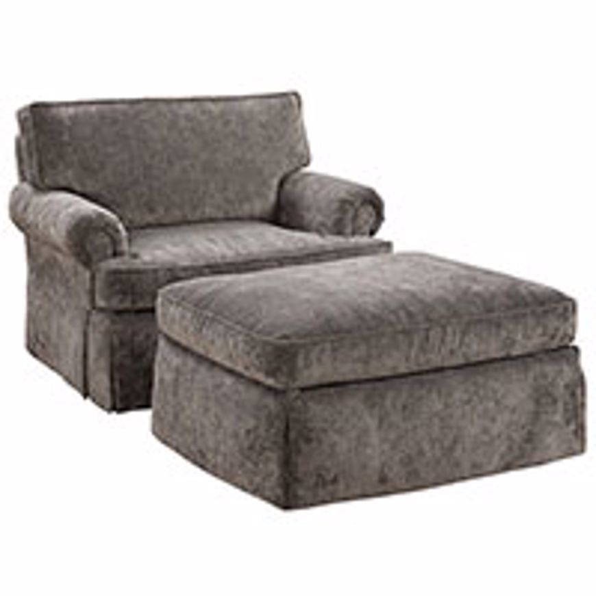 Picture of CUSTOM CHOICES CHAIR SHOWN WITH CC-14 OTTOMAN