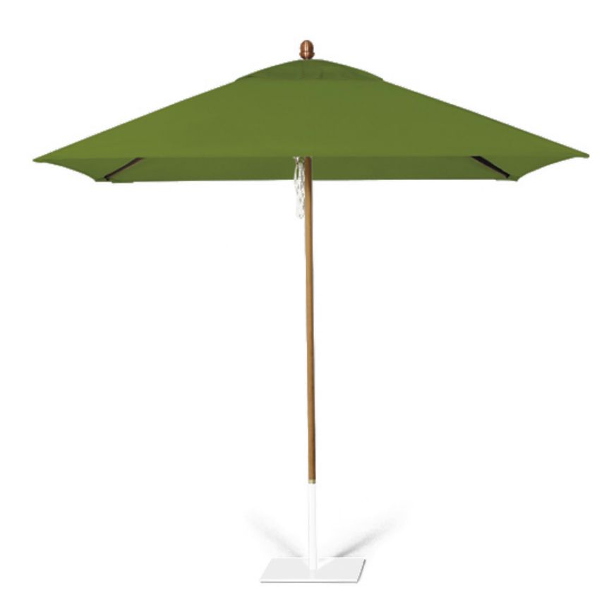 Picture of NEXT CENTURY 6' SQUARE TEAK UMBRELLA