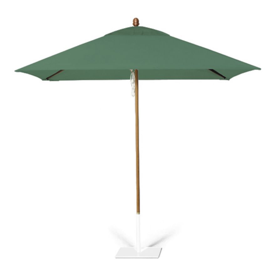 Picture of NEXT CENTURY 8' SQUARE TEAK UMBRELLA
