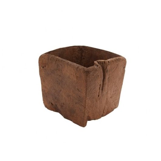 Picture of SQUARE WOODEN VASE