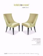 Picture of KF282-1 DC24 COMPASS ARM DINING CHAIR