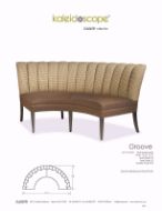 Picture of KF271 BQ56 GROOVE BANQUETTE