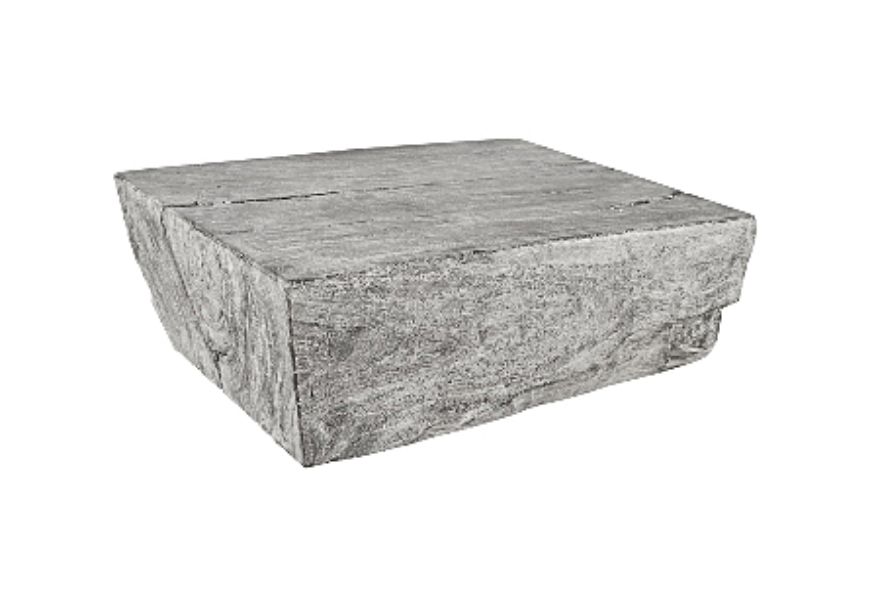 Picture of CHAMCHA WOOD COFFEE TABLE GREY STONE