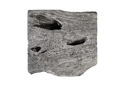 Picture of CHAMCHA WOOD COFFEE TABLE GREY STONE