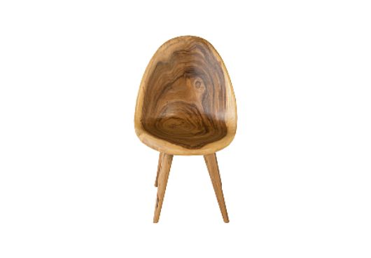 Picture of SMOOTHED DINING CHAIR CHAMCHA WOOD, NATURAL