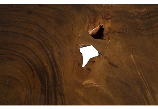 Picture of SMOOTHED TABLE CHAMCHA WOOD, NATURAL, ROUND