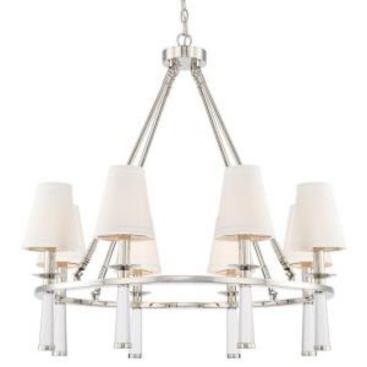 Picture of BAXTER - EIGHT LIGHT CHANDELIER