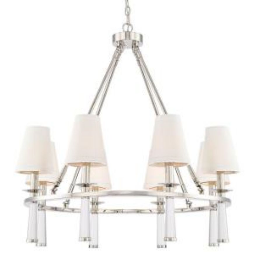 Picture of BAXTER - EIGHT LIGHT CHANDELIER