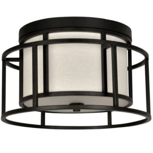 Picture of HULTON - TWO LIGHT FLUSH MOUNT