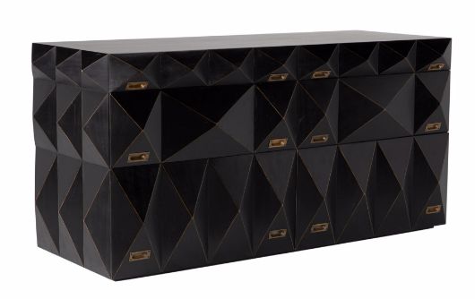 Picture of ALLEGRA DRESSER, HAND RUBBED BLACK