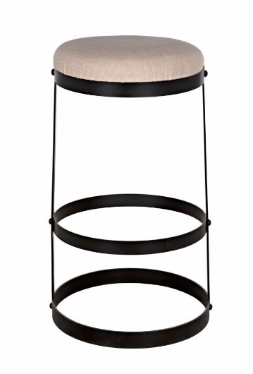 Picture of DIOR BAR STOOL, BLACK STEEL