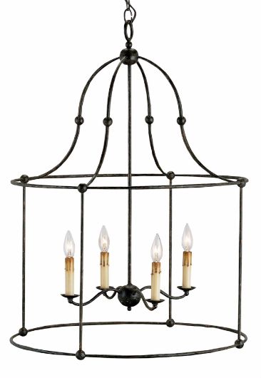 Picture of FITZJAMES BLACK LARGE LANTERN