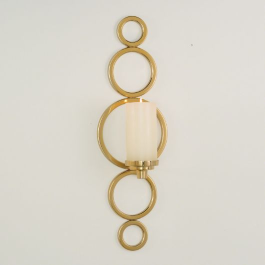 Picture of PROGRESSIVE RING SCONCE-BRASS