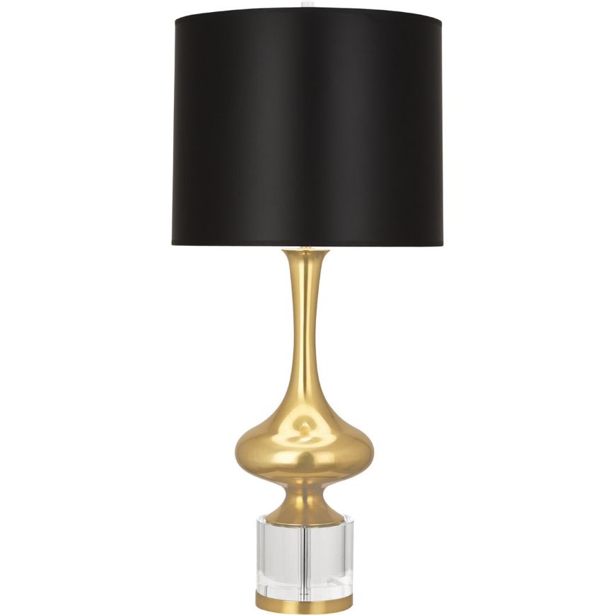 Picture of JEANNIE TABLE LAMP IN MODERN BRASS FINISH W/ CLEAR CRYSTAL ACCENT 209B