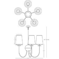 Picture of FINEAS CHANDELIER 1423