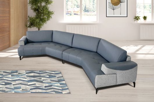 Picture of SOAVE ANGLED LEATHER AND FABRIC