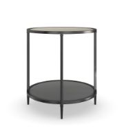 Picture of SMOULDER ROUND END TABLE