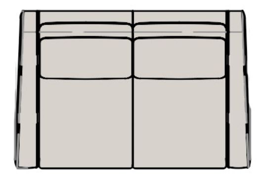 Picture of DISCOVERY STATIONARY LOVESEAT 962-75