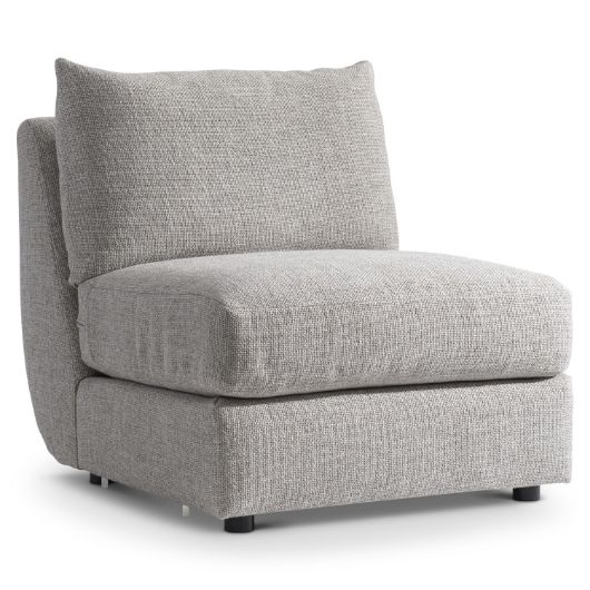 Picture of MORETTI FABRIC ARMLESS CHAIR