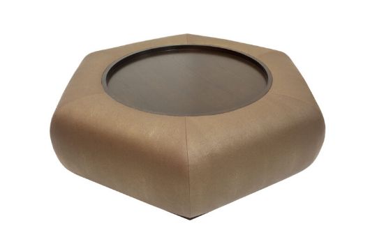 Picture of HUBLOT (WOOD BASE) COCKTAIL OTTOMAN –