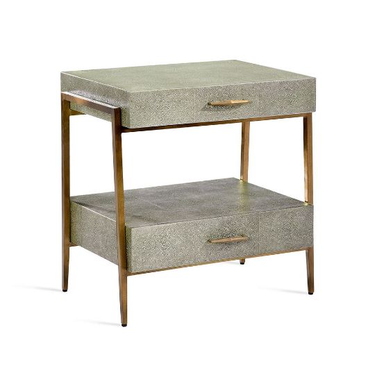 Picture of MORAND BEDSIDE CHEST - SHAGREEN