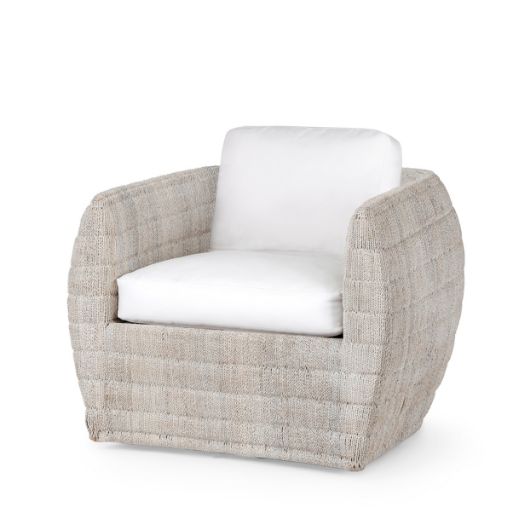 Picture of VENTURA SWIVEL LOUNGE CHAIR, WHITEWASH