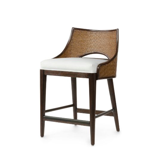 Picture of AVALON 24" COUNTER STOOL, DARK WALNUT