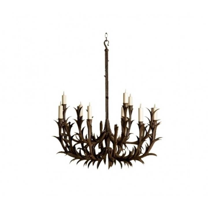 Picture of Sharp Leaf Chandelier UL Listed