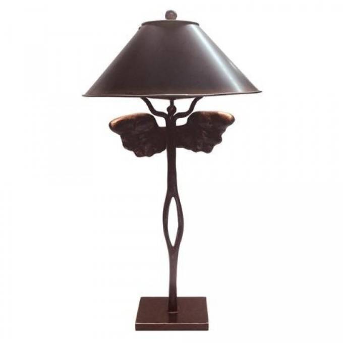 Picture of GUARDIAN ANGEL LAMP, NATURAL (WITH SHADE)
