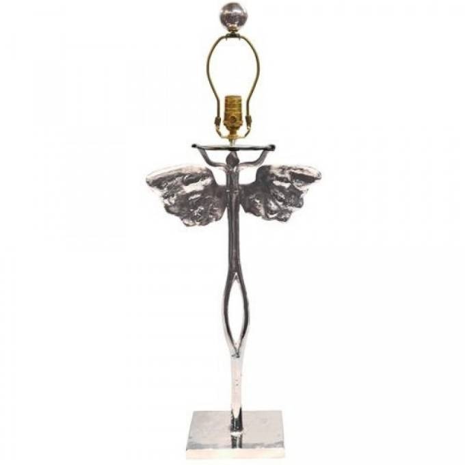 Picture of GUARDIAN ANGEL LAMP, NICKEL (WITHOUT SHADE)