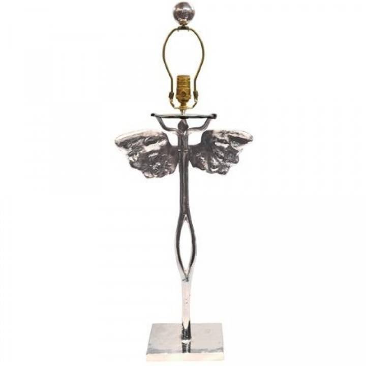 Picture of GUARDIAN ANGEL LAMP, NICKEL (WITHOUT SHADE)