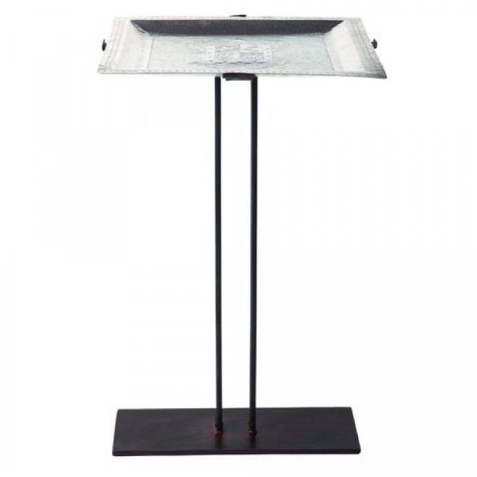 Picture of ESCUDO CUADRO TRAY TABLE, ALPACA
