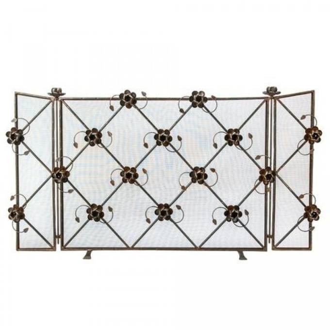 Picture of CHOCOLATE ROSE FIRESCREEN
