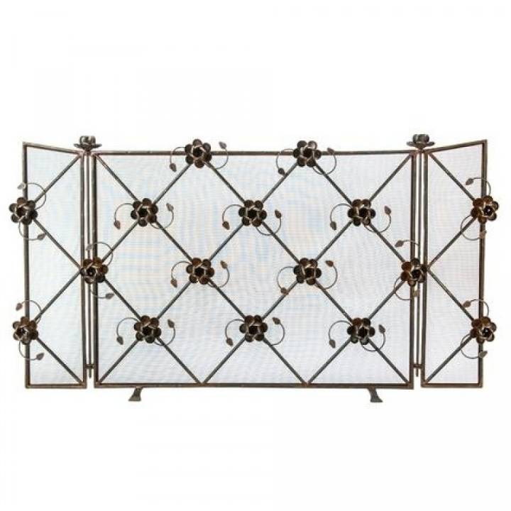 Picture of CHOCOLATE ROSE FIRESCREEN